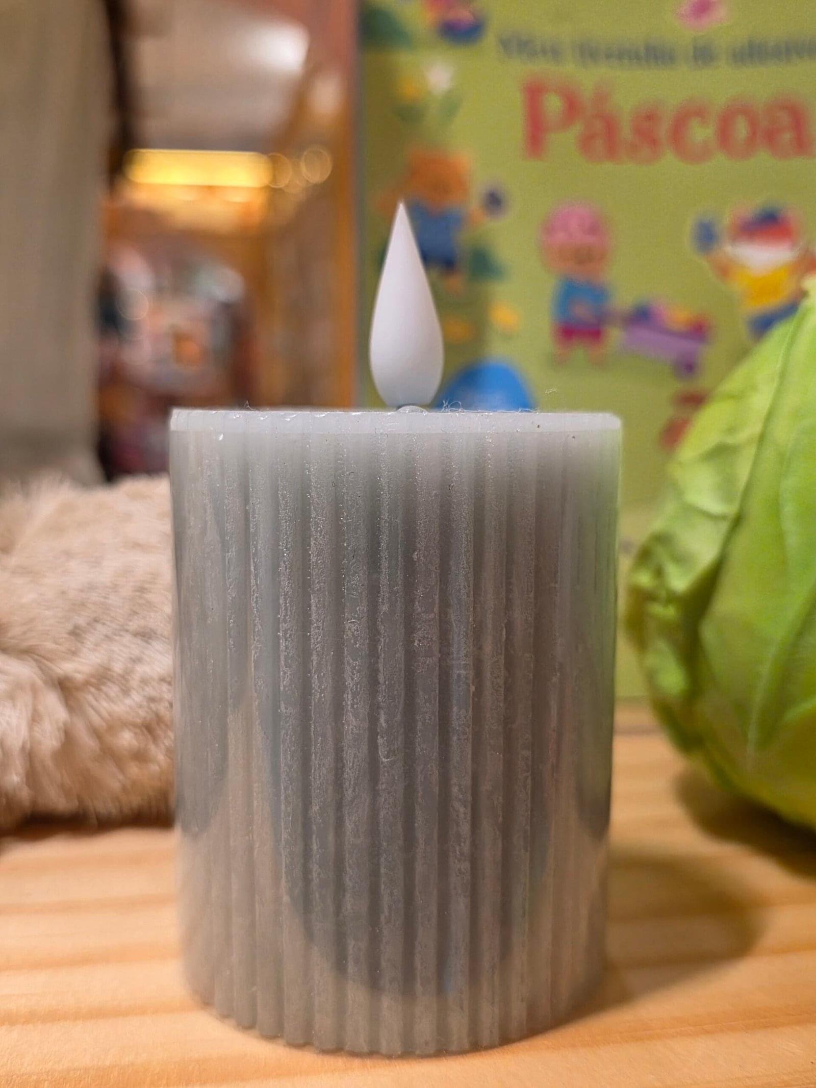 VELA DEC COR QUENTE VRD 6X 7,5CM 1 BAT (VELAS) C/1 UN