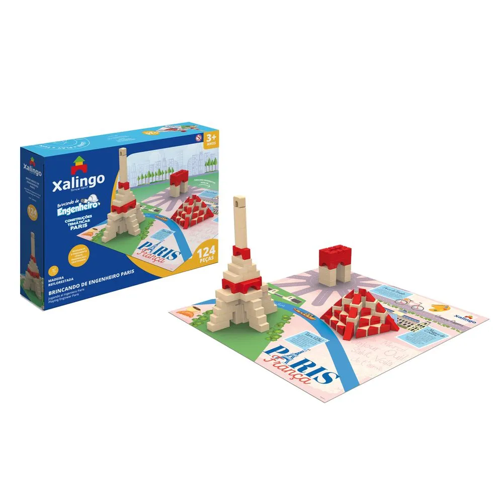 Brincando De Engenheiro Paris 124 Pcs