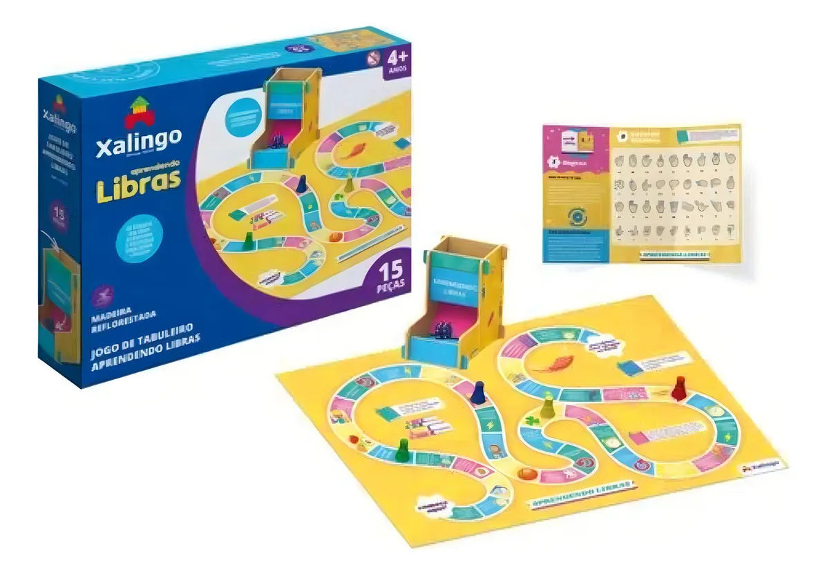 Jogo De Tabuleiro Aprendendo Libras