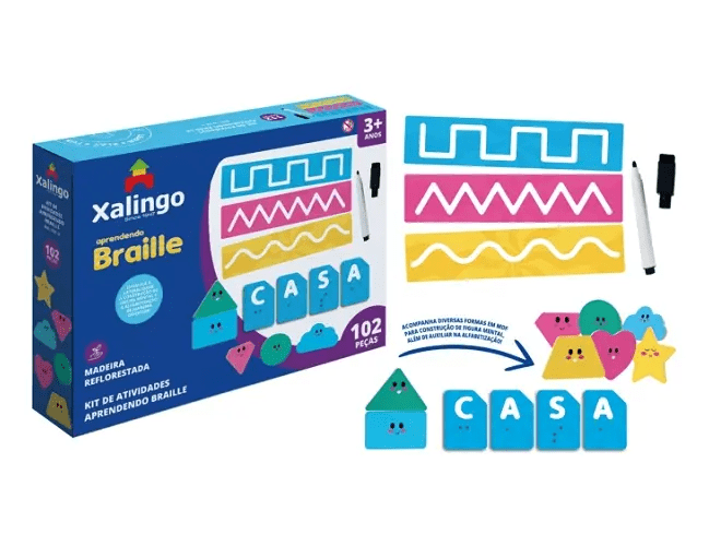 Kit Atividades Aprendendo Braille