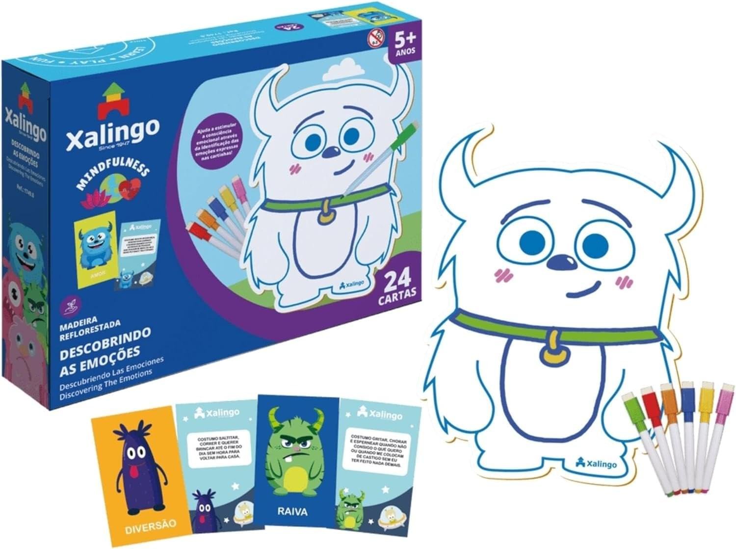 Quadro Para Colorir Descobrindo As Emocoes