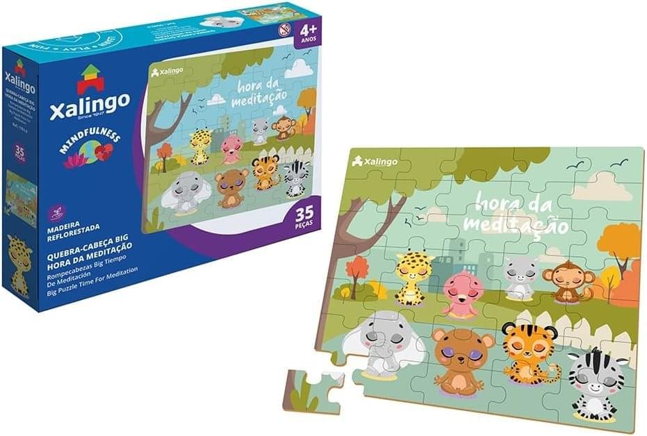 Quebra-Cabeca Big Hora Da Meditacao - Mindfulness